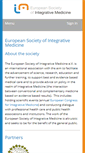 Mobile Screenshot of european-society-integrative-medicine.org